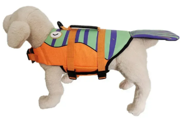 Спасательный жилет Derby Fish Design Orange для собак