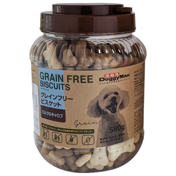 DoggyMan Biscuits Milk Carob Молоко кероб беззернове печиво Ласощі для собак