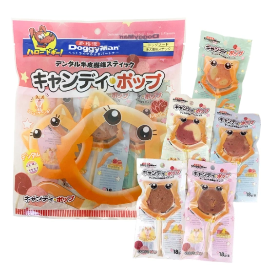 DoggyMan Delicious Lollipop Чупа Чупс Говядина, Утка, Лосось, Ягненок, Курица лакомство для собак