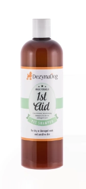 Шампунь Dezynadog 1St Aid Medicated для лікування сухої сверблячої шкіри і тьмяної пошкодженої шерсті полегшує свербіж лущення для чутливої шкіри