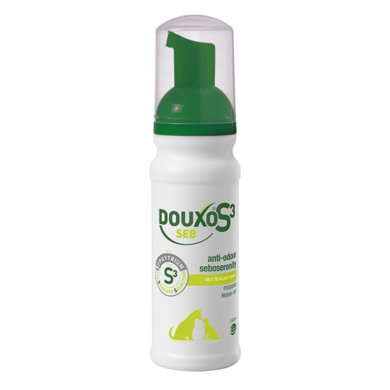 Ceva Douxo S3 Seb Mousse лікувальний мус Дуксо S3 Себ для  жирної шкіри собак та котів, себорегулюючий, без запаху