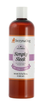 Кондиционер Dezynadog Simply Sleek Drop Coat уменьшение электризации спутанной шерсти для сияющей гладкой здоровой длинной шерсти 