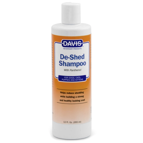 Davis De-Shed Shampoo Полегшення линьки Шампунь для собак і котів, концентрат
