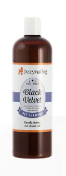 Шампунь Dezynadog Black Velvet Colour Enhance для усиления цвета черной и темно-коричневой шерсти для всех пород, восстанавливает блеск и цвет. 
