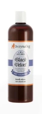 Шампунь Dezynadog Black Velvet Colour Enhance для посилення кольору чорної та темно-коричневої шерсті для усіх порід, відновлює блиск та колір