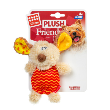 GiGwi Plush Игрушка для собак Собачка с пищалкой