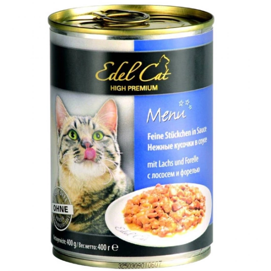 Edel Cat Salmon and trout in sauce