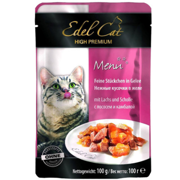 Edel Cat Salmon with flounder in jelly