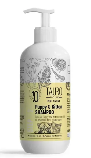 Мягкий шампунь для щенков и котят Tauro Pro Line Pure Nature Delicate Puppy