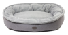 Овальный лежак Harley & Cho Donut Fur Gray для собак