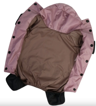 Дощовик DogsBomba ДЛЯ ДIВЧАТ рюша рожевий