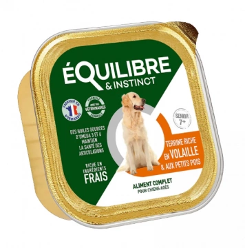eQuilibre & Instinct паштет с курицей и горохом старше 7 лет