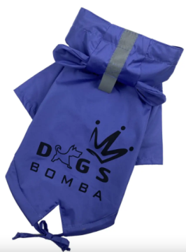 Дождевик парка DogsBomba  фиолет синий