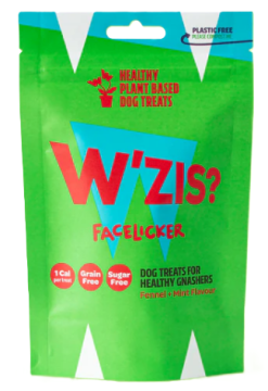Веганські ласощі для собак в Pouch Facelicker W'ZIS з фенхелем та м’ятою