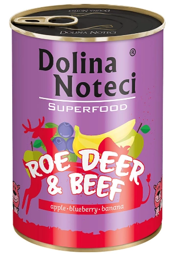 Консерва Dolina Noteci Superfood для cобак з коcулею та яловичиною