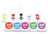 Набір фарб Yuup! COLORS Grooming Airbrush 10 кольорів