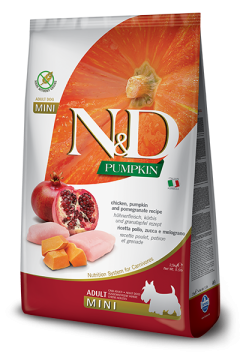 Farmina N&D Grain Free Pumpkin Dog Chicken & Pomegranate Adult Mini