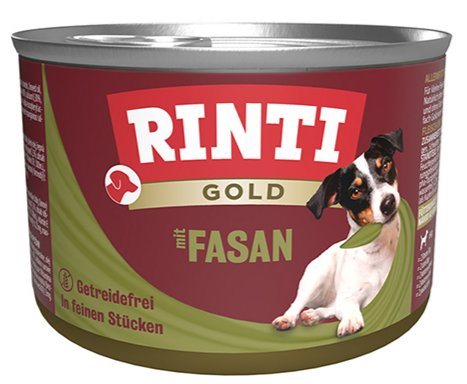 Rinti Gold mit Fasan РИНТИ ГОЛД ФАЗАН беззерновой полнорационный натуральный влажный корм для собак 