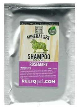 Минерал-спа шампунь RELIQ Mineral Rosemary Shampoo с экстрактом граната для собак и кошек