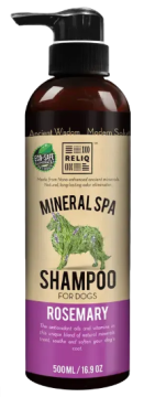 Минерал-спа шампунь RELIQ Mineral Rosemary Shampoo с экстрактом граната для собак и кошек
