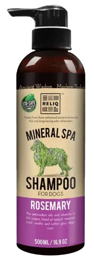 Минерал-спа шампунь RELIQ Mineral Rosemary Shampoo с экстрактом граната для собак и кошек