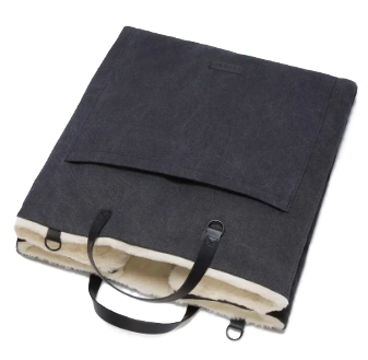 Переносний лежак для собак Cloud7 Travel Canvas Чорний