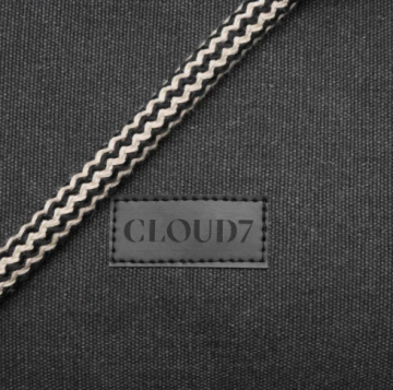 Переносний лежак для собак Cloud7 Travel Canvas Чорний