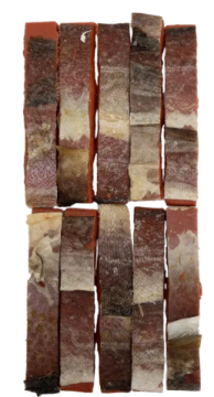 Ласощі для собак UniQ PETS Стріпси з качки та шкіри тріски