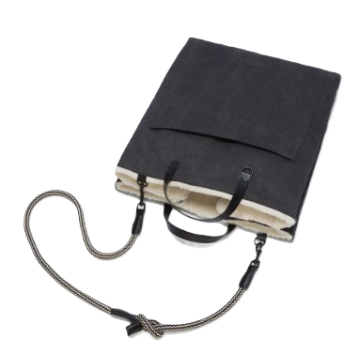 Переносний лежак для собак Cloud7 Travel Canvas Чорний