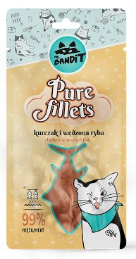 Mr. Bandit Чистое Филе курицы и копченая рыба для кошек