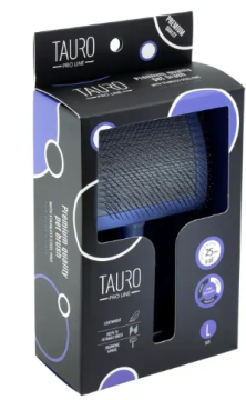 Щетка пластиковая Tauro Pro Line тонкие и жесткие зубчики из нержавеющей стали 25 мм.