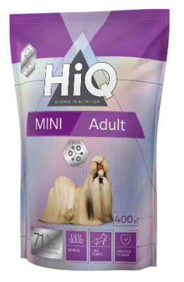 Сухий корм HiQ Mini Adult для дорослих собак малих порід