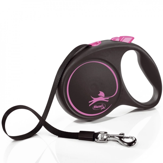 Flexi Black Design L (5м/50кг) стрічка
