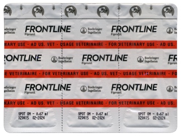 Капли Frontline Спот он для собак весом от 2 до 10 кг