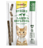 GimCat Sticks Lamb and Poultry Ласощі для котів, з ягням і птицею