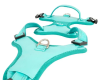 Шлейки для собак Max & Molly Smart ID Sport Harness Matrix 2.0 Turquoise бірюзового кольору