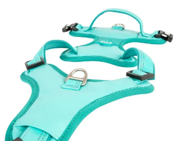 Шлейки для собак Max & Molly Smart ID Sport Harness Matrix 2.0 Turquoise бірюзового кольору