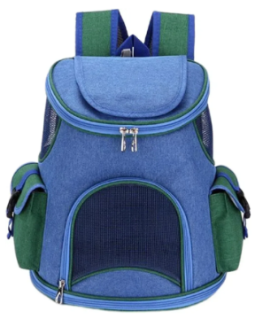 Рюкзак-переноска для кошек и собак малых пород Derby Dark blue