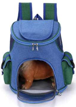 Рюкзак-переноска для котів і собак малих порід Derby BP Dark blue