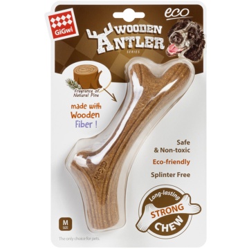 GiGwi Wooden Antler Игрушка для собак Рог жевательный