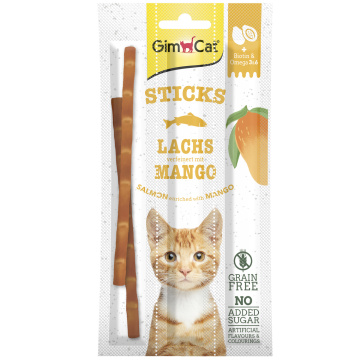 Gimcat Superfood с лососем и манго