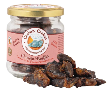 Натуральное сушеное лакомство для собак Cooka's Cookies Куриные сердечки 