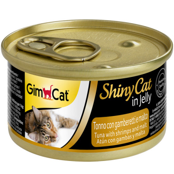 Gimpet ShinyCat tuna, shrimp and malt
