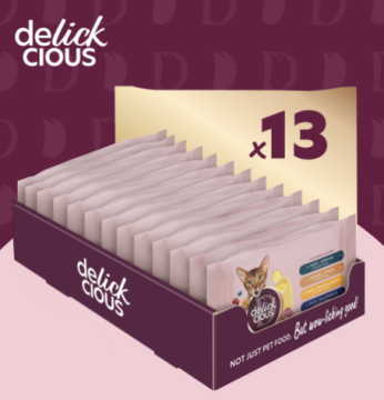 Delickcious Набір №2 вологого корму для котів