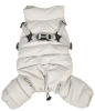 Комбинезон для собак с задними лапками COTTON TOUCH HARNESS Puppia Grey