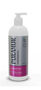 Шампунь PURAMUR Crystal Shine глубокая очистка для собак и кошек.