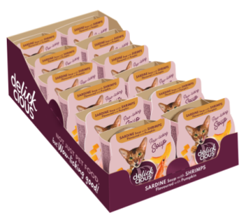 Delickcious Суп з сардини з креветками та додаванням гарбуза