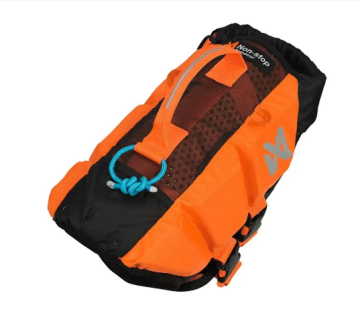 Спасательный жилет для собак Protector life jacket Non-stop dogwear Черный/Оранжевый