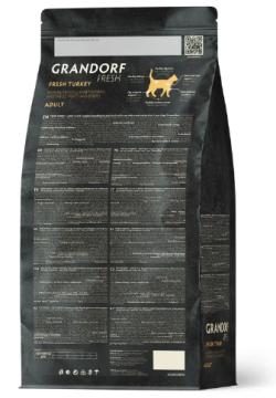 Grandorf FRESH TURKEY & SWEET POTATO ADULT CAT - Сухой корм для взрослых кошек индейка с бататом