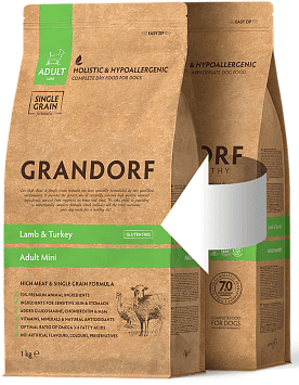 Grandorf Lamb & Turkey Adult Mini